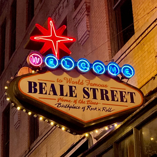 Beale Street, Vintage Neon Sign, Memphis US