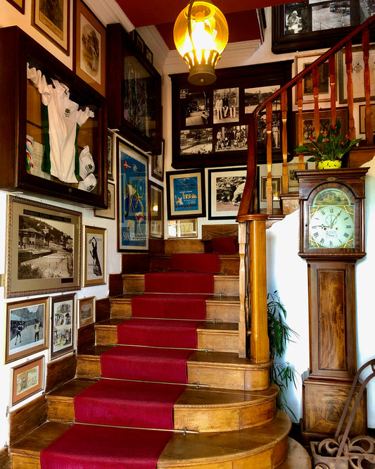 The Inside Museum of the Hanbury Tennis Club in Alassio, Italy